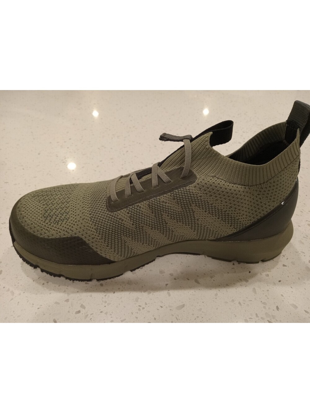 Timberland PRO Radius Knit Mens 7 W Olive Green Composite Safety Toe Shoes Wide - Picture 6 of 7